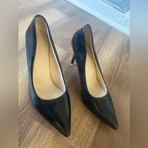 Shinning Black Red bottom Heels